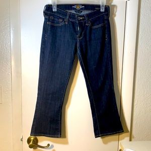 Lucky brand Charlie baby boot crop jeans size 2